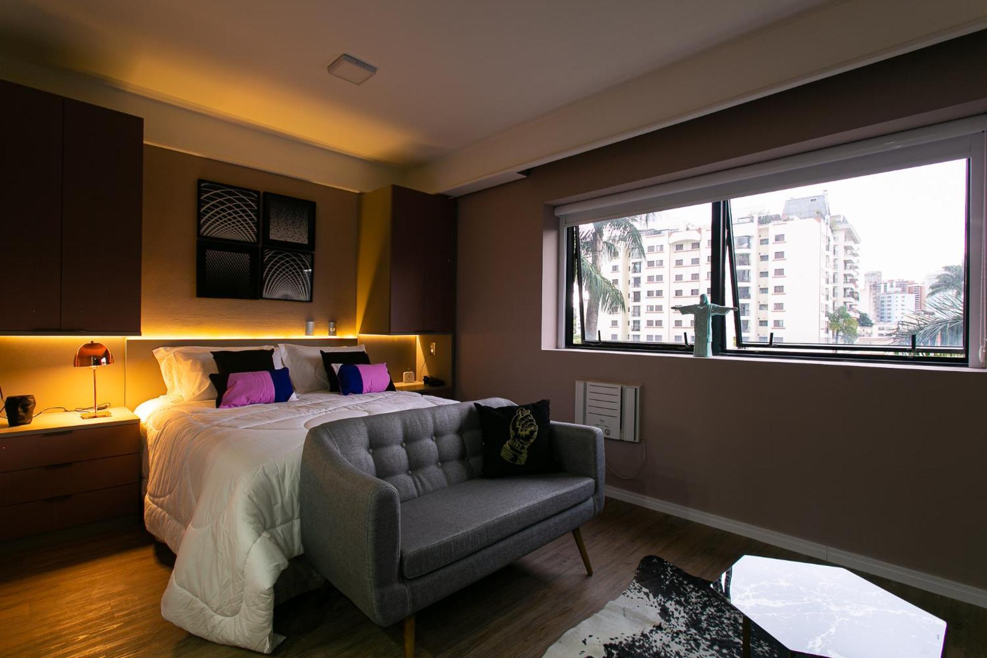 Ben - Flats Completos Com Limpeza Diaria E Estacionamento Incluso Apartment Sao Paulo Ruang foto